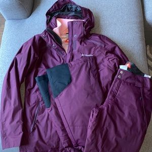 Columbia snow pants and jacket